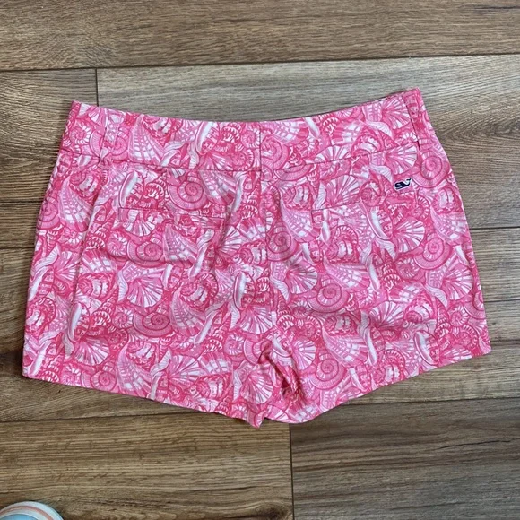 Vineyard Vines Pink Shells Allover Shorts - Picture 6 of 8